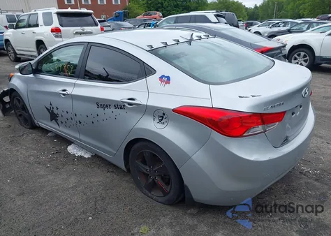 2013 Hyundai Elantra Gls from USA, damaged, VIN 5NPDH4AE9DH171981